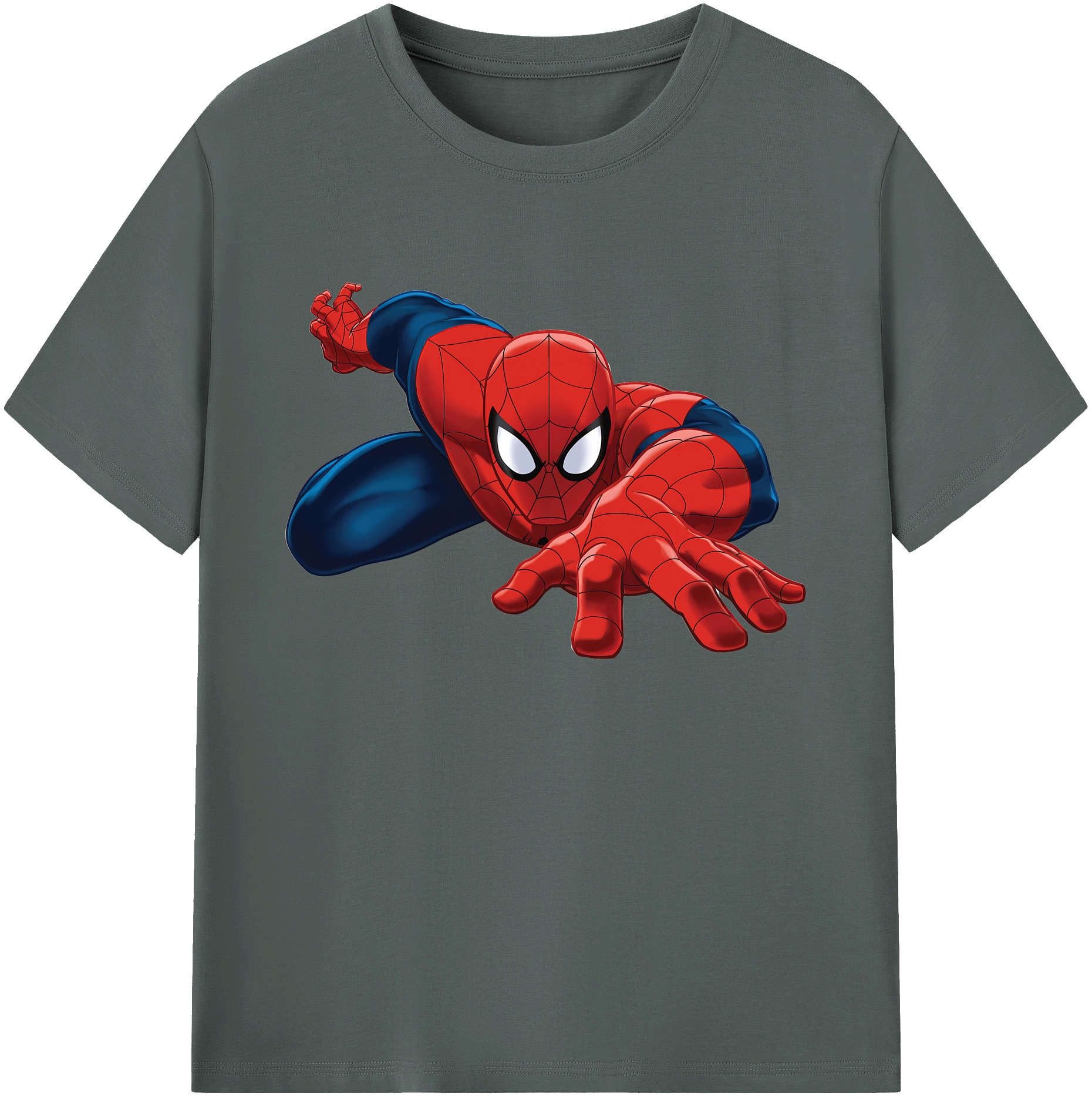 （画像用） Spider Man スパイダーマン 綿100％ メンズ半袖Tシャツ｜肌触りやわらか＆通気性